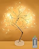Led Lichterbaum, 108 LED Deko Lampe Leuchtzweige 8 Modi LED baum Dimmbar,LED Lichterkette mit Batterie ,Beleuchtete Zweige Deko mit Fernbedienung Timer Lichterbaum LED