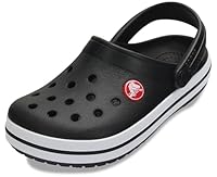 Crocs Kids Crocband Clog, Black, C5