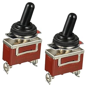 BOJACK Wasserdichter Marine-Kippschalter 2 Stück