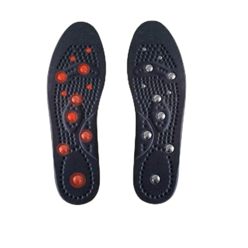 Massaging Insoles Magnetic Massage Insoles for Women and Men Health Foot Magnetic Therapy Magnet Acupressure Shoe Boots Pads (US Women 4~10/Man 6.5~9))