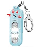 TECKNET Allarme Personale Antiaggressione, 130 dB, Allarme Personale con Luce Stroboscopica SOS Impermeabile IPX4, Sirena Ricaricabile Difesa Personale, Adatto per Donne, Bambini e Anziani, Blu