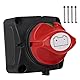 UYTAG Batterie Trennschalter 12V, Batterieschalter 12V 24V 48V, 300A Batterietrennschalter Stromschalter Akku Batterie Schalter Batterieschalter 12V Sicherer Schutz für Auto Boot LKW Yacht KFZ Marine