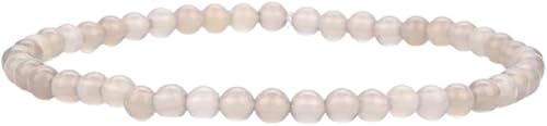 Pulsera hecha a mano con pequeñas perlas de 4 mm – Perlas de piedra naturales pa