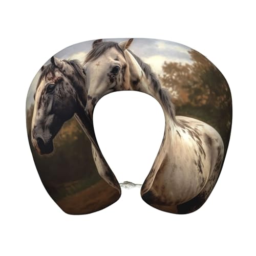 Almohada de cuello de espuma viscoelástica negra