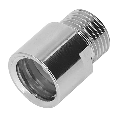 Soda Cylinder Adapter, Metal CO2 Conversion Kit, Female Thread TR21 4 to Male Thread CGA320, Bright Plated, Durably Stainless Steel, Good Sealing Performance,