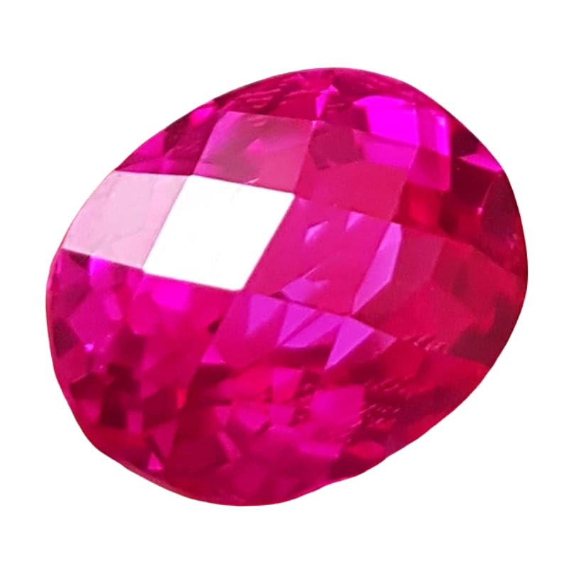 Saphir rose naturel ovale de 14x10mm pour création de bijoux