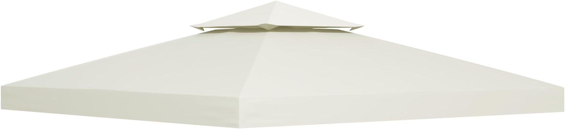 3 x 3 m Gazebo Canopy Replacement Cover ONLY, Cream White