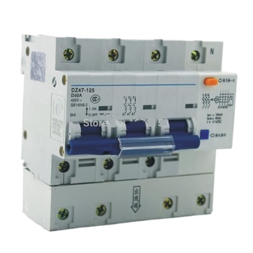 Disjoncteur différentiel triphasé 400V DZ47LE pour sécuriser un tableau électrique 80A