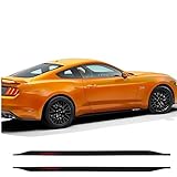 Hecho de Fits 5D de carbono vinilo de la fibra para Ford Mustang 2015 2016 2017 2018 2019