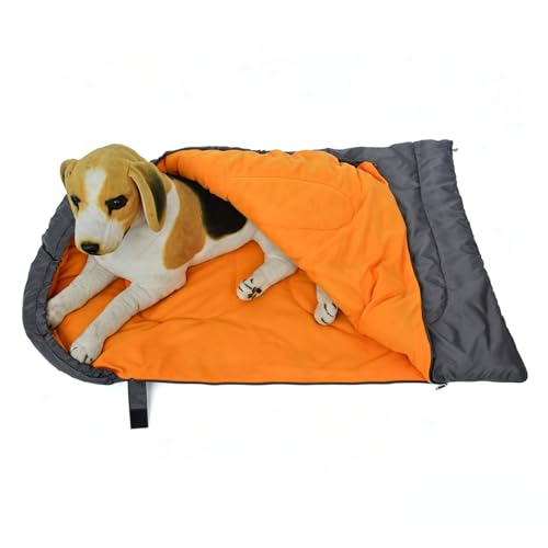 Sac de couchage pour chiens grand format matelassé avec laine douce