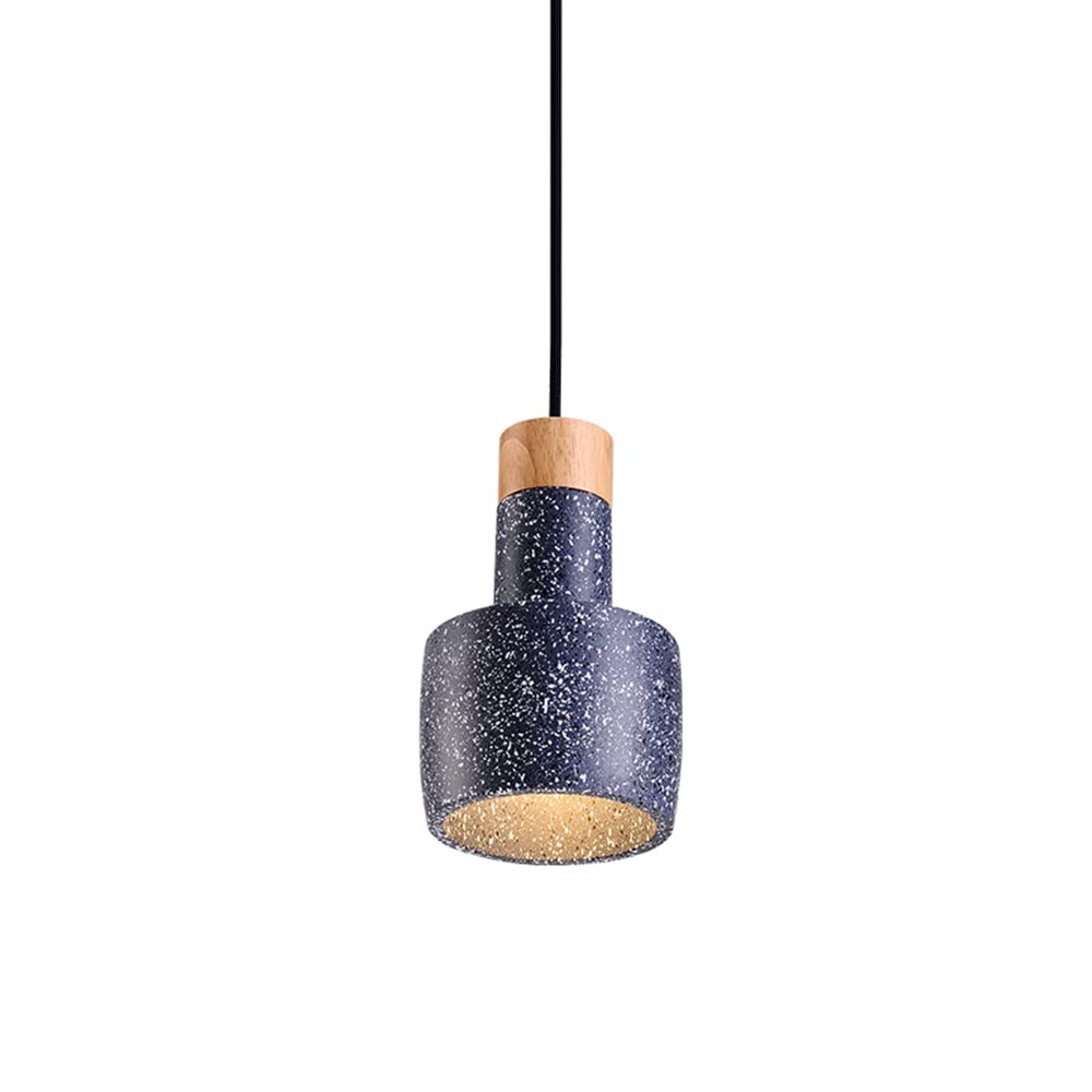 Lustre industriel vintage E27 suspension macaron à tête unique - 6