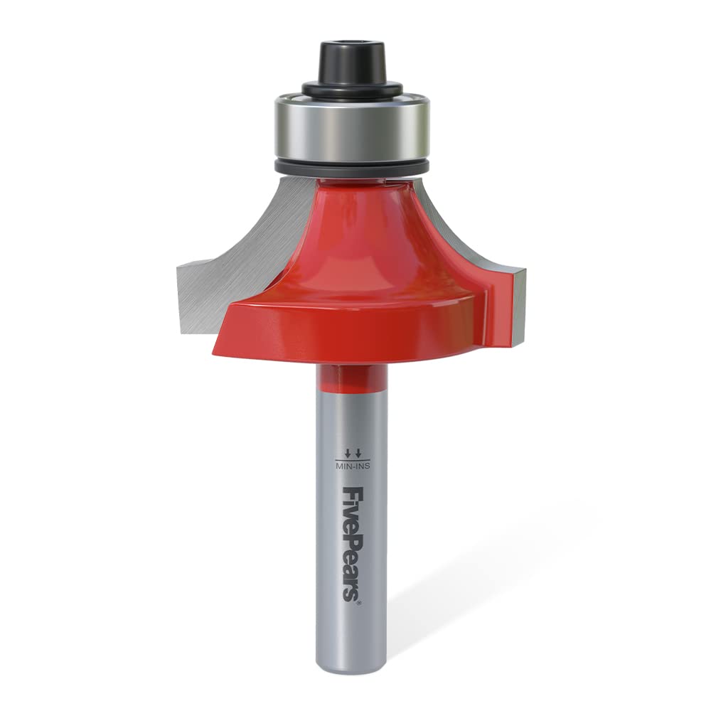 FIVEPEARS Roundover Router Bits - 8 Piece Set -22 FIVEPEARS Roundover Router Bits - 8 Piece Set -22