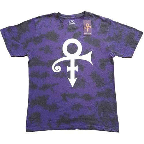 T-shirt Prince blanc texturé, la qualité d'un vêtement de collection en dégradé noir
