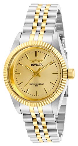 Invicta Women's Specialty Quartz Watch with Stainless Steel Strap, Two Tone, 18 (Model: 29405)