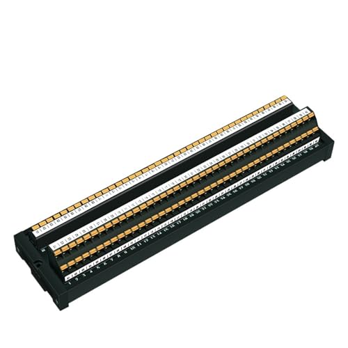 Adaptador de corriente para riel DIN con placa divisora de 40 vías rápida