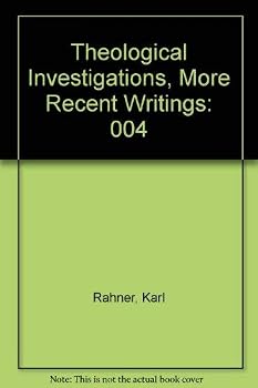 Hardcover Theological Investigations, More Recent Writings (004) Book