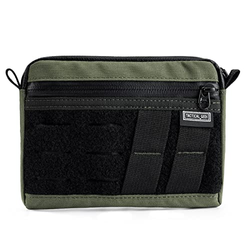 Organiseur de gadgets Molle EDC robuste avec compartiments en nylon vert