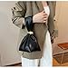 Fashionable Women's Portable Purse with Knots Wristlet Evening Bag Stylish Bucket Handbag for Wedding Party Occasion Handbag
