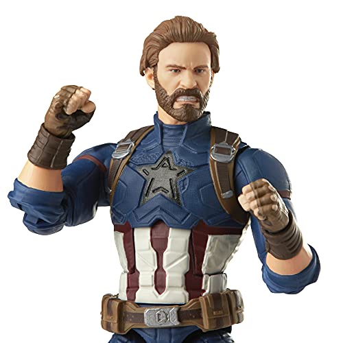 Marvel Legends Series Saga do Infinito Design Especial, Figura de 15 cm - Capitão América - F0185 -