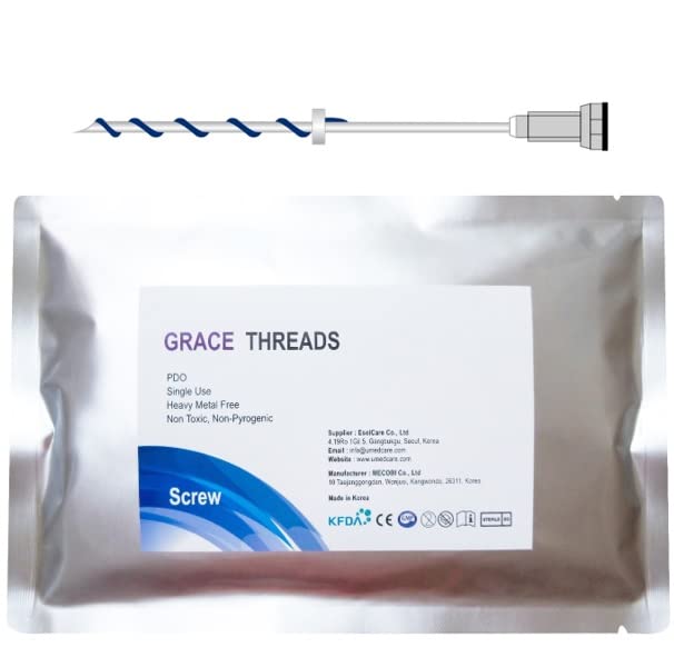 GRACE ThreadsPDO Lift/Face Whole Body/Screw Type 20pcs - 8 Sizes (30G-25mm)