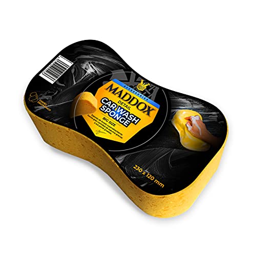Maddox Detail Éponge de Lavage de Voiture, Mousse, citronnier, Grande