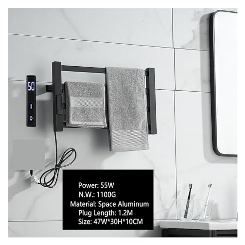Chauffe-serviettes électrique programmable pour éliminer l'humidité