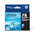Epson T078220 Artisan 50 Stylus Photo R260 280 380 RX580 595 680 Ink Cartridge (Cyan) in Retail Packaging