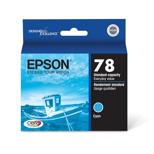 Réservoir T078220 Claria cyan pour corriger les impressions ternes et sans éclat