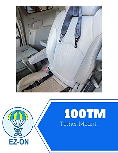 EZ-ON Products 100TM Personal Vehicle Tether Anchor Mount for EZ-ON 303Z Durable Personal Vehicle User-Friendly Safety Transportation Vest. Meets NHTSA Regulation. Vest Sold Separately.
