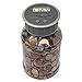 Digital Coin Bank Savings Jar by DE - Automatic Coin Counter Totals all U.S. Coins including Dollars and Half Dollars - Original Style, Clear Jar