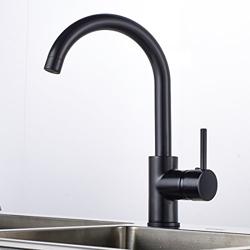 Gimili Rubinetto Cucina Miscelatore Rubinetti Nero...