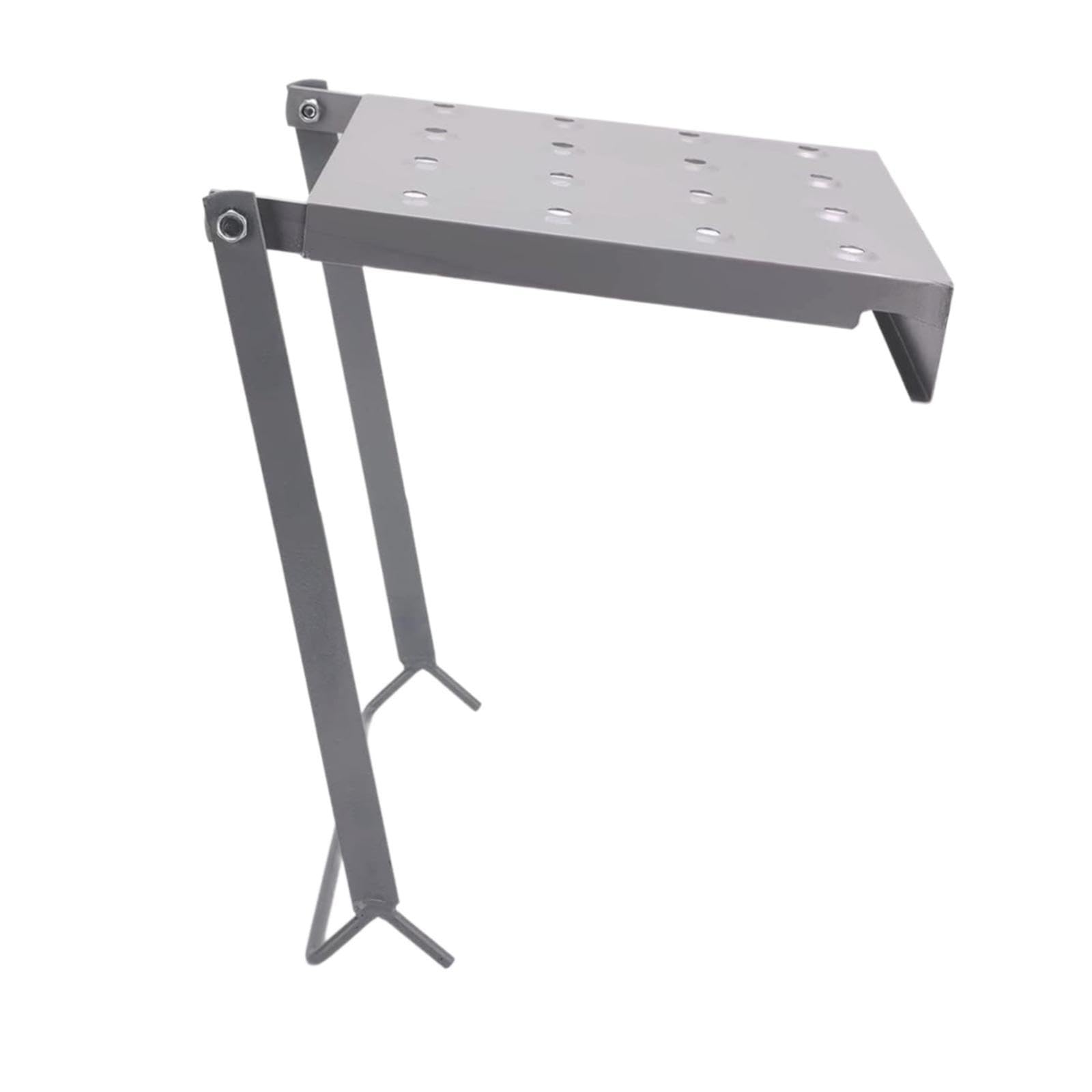 Escalera Extensible con Bandeja Plegable para Accesorios y Plataforma de Trabajo para Pintores, Antideslizante y Ahorra Espacio.