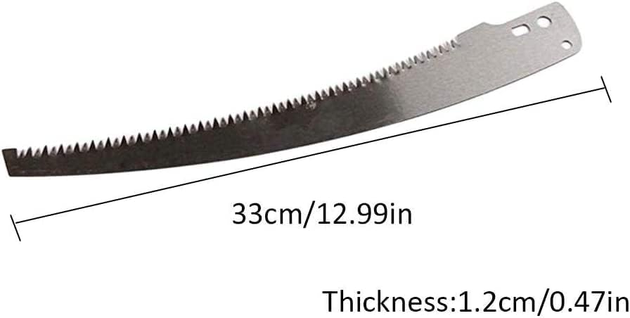 Image of VELTRIX 2-Way Long Reach Tree Pruner & Trimmer Head, 350mm Pruning Saw with Garden Shear, Branch Cutter, Fruit Picker & Harvester Tool with 2.5m Rope Line, Without Pole