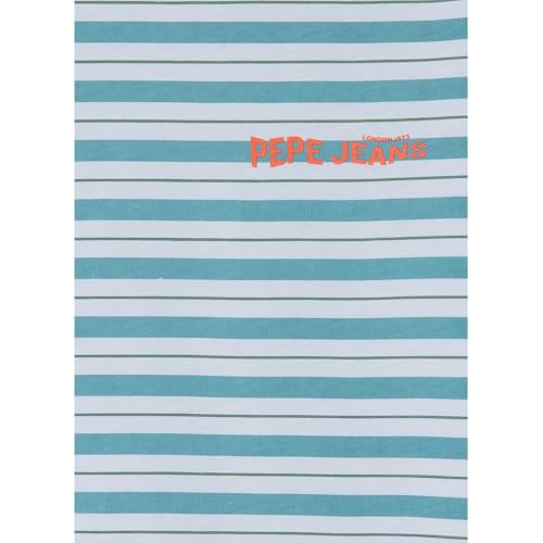Camiseta Pepe Jeans Jack para niños en algodón azul 4