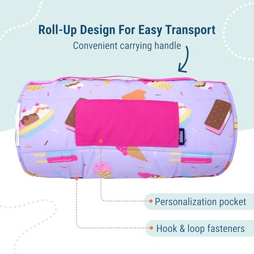 Image of Wildkin Kids Original Nap Mat - Cozy Kids Sleep Mat with Pillow, ideal for School & Travel