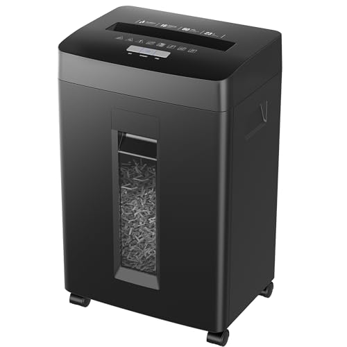 Locksworth 16-Sheet Cross Cut Paper Shredder, 6 Gallon Heavy Duty...