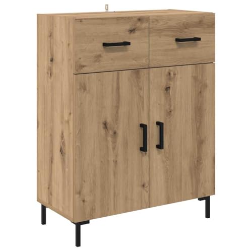 Cómoda con cajones roble Artisan de pared contra el desorden 7