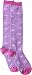 Sock It To Me Elephants Purple Knee High Socks, One Size