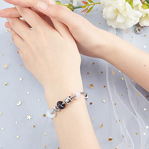 NBEADS 32 pz Perline Europee con Pietre Preziose