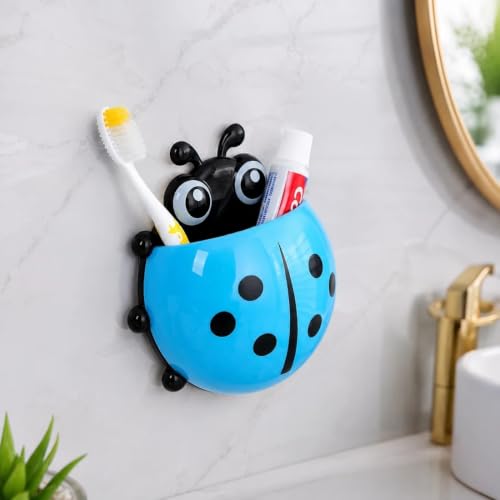 Image of Trendymart Toothbrush Holder - Creative Design with Suction Hook (1 Pc)