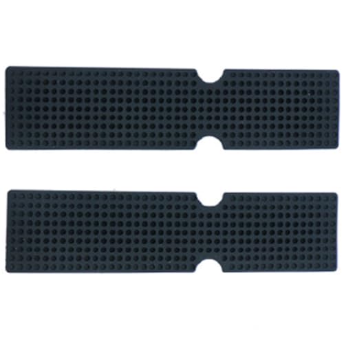 TECKEEN 1 Pair Anti Shock Bicycle Handlebar Tape, Bicycle Anti-Slip Silica Gel Shock Absorption Handle Tape for Road Bike