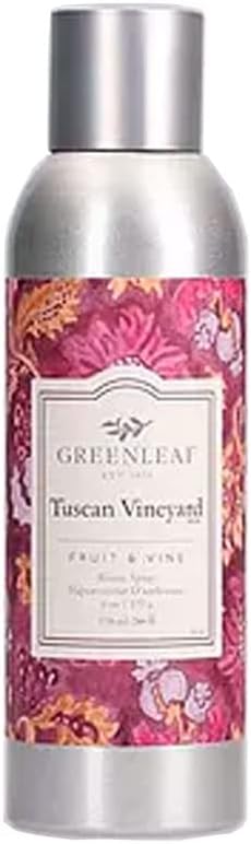 GREENLEAF GIFTS Highly Fragranced Aerosol Room Freshener Spray-Tuscan Vinyard