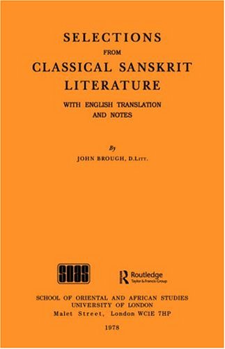 Selections From Classical Sanskrit Literature