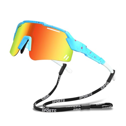 Beipegin Gafas Sol Niño Niña,Protección UV400 Gafas de Sol Polarizadas Gafas Ciclismo Deportivas Running Tenis Aire Libre