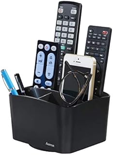 Hama 83839 | Remote Control Holder Agent, Black, 10.1 cm*15.0 cm*12.3 cm