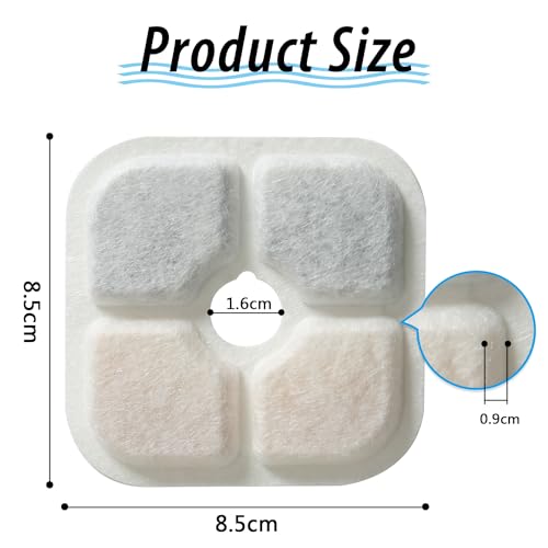 PewinGo Filtri Fontanella per Gatti,Compatibile