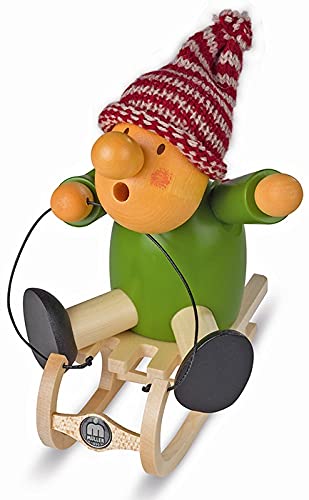 Räuchermann Müllerchen statuette d'encens Rudolphs Schatzkiste pour vos soirées d'hiver