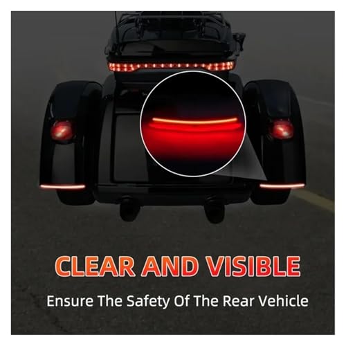 Lámpara trasera LED y guardabarros de alta resistencia para Har&Ley Touring 3