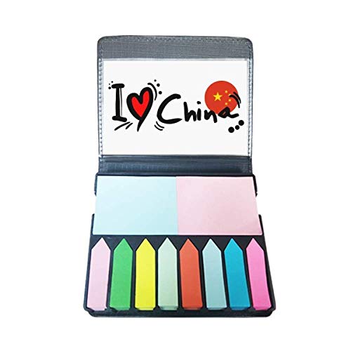 Post-it Chine bloc notes adhésifs marque-page coloré drapeau coeur en boîte