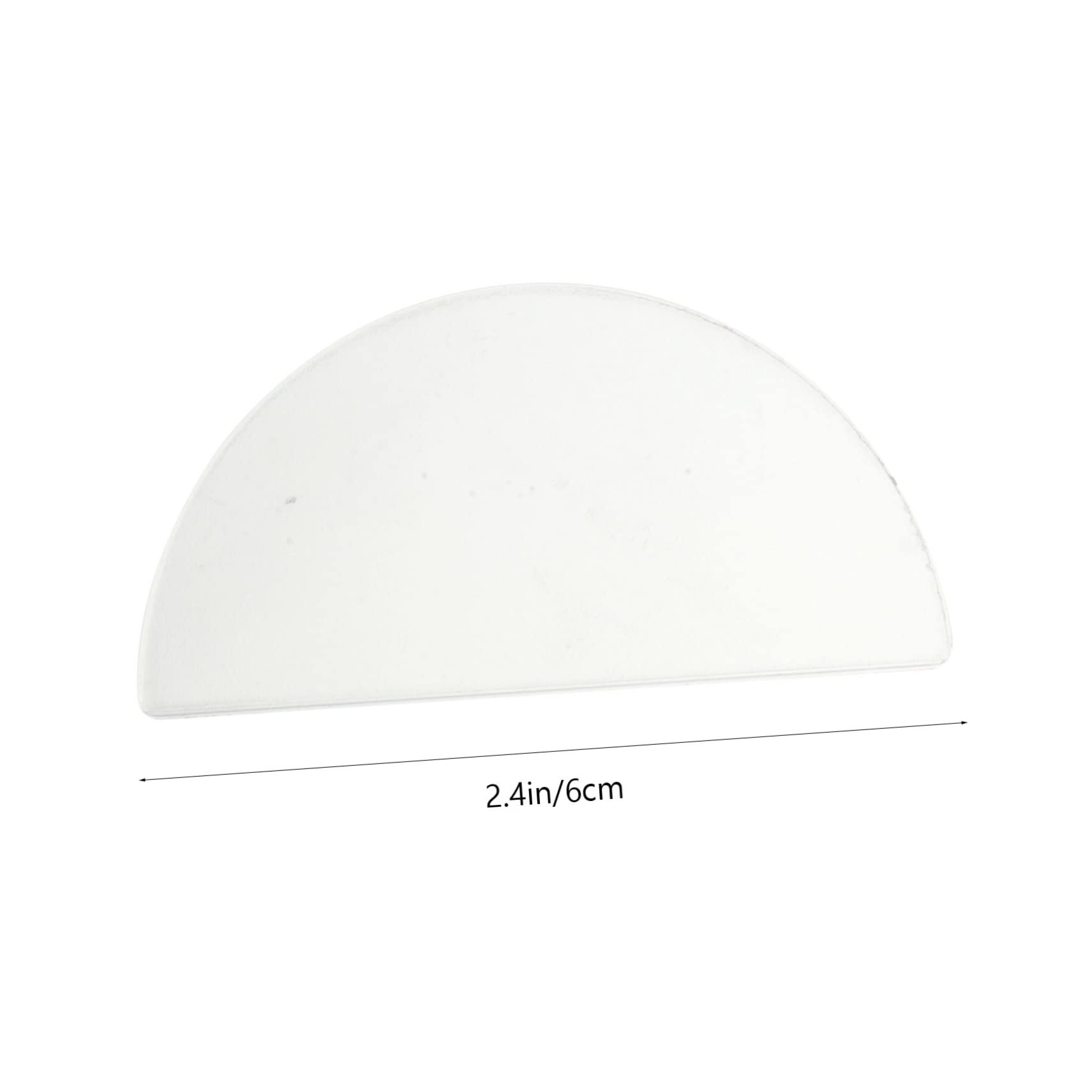 PRETYZOOM Semicircular Glass Brick Optics Kit Convex Lens Physics Teaching Equipment Educational Lenses